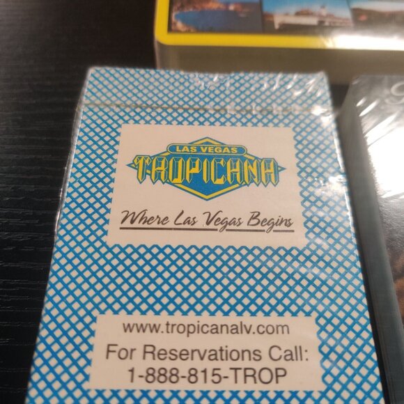 Vtg Decks Of Souvenir Playing Cards Bermuda Catalina Island Las Vegas Tropicana - Picture 2 of 10